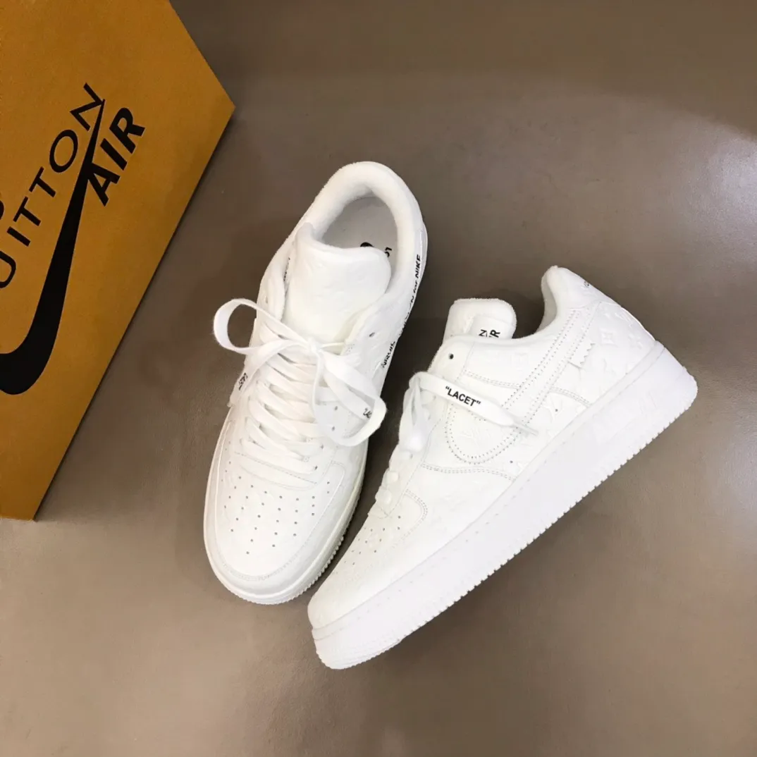 Men's shoes 💰p440 "*OUIS *UITTO*" x OFF-WHITE x Nike tripartite collaboration! Trendy and cool men's casual sports shoes with unrivaled color matching. The design idea basically continues the style of THE TEN. The Swoosh line and tongue label have a very familiar visual effect and are both fashionable and trendy! A must-have for fashionistas! The effect on your feet is absolutely stunning! (The original drawer packaging accessories are complete) Code number 38-45